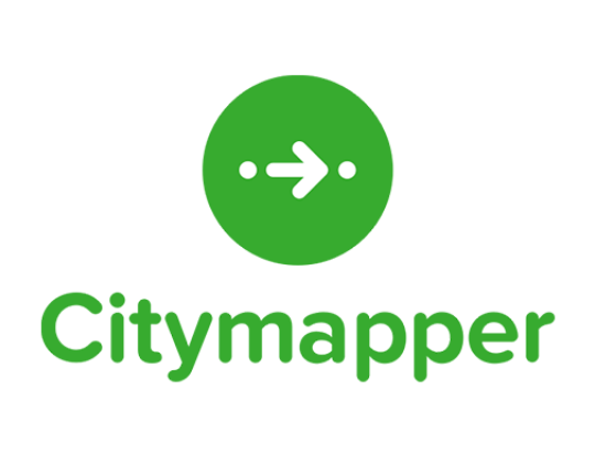 Arrow Pointing Right Logo of City Mapper
